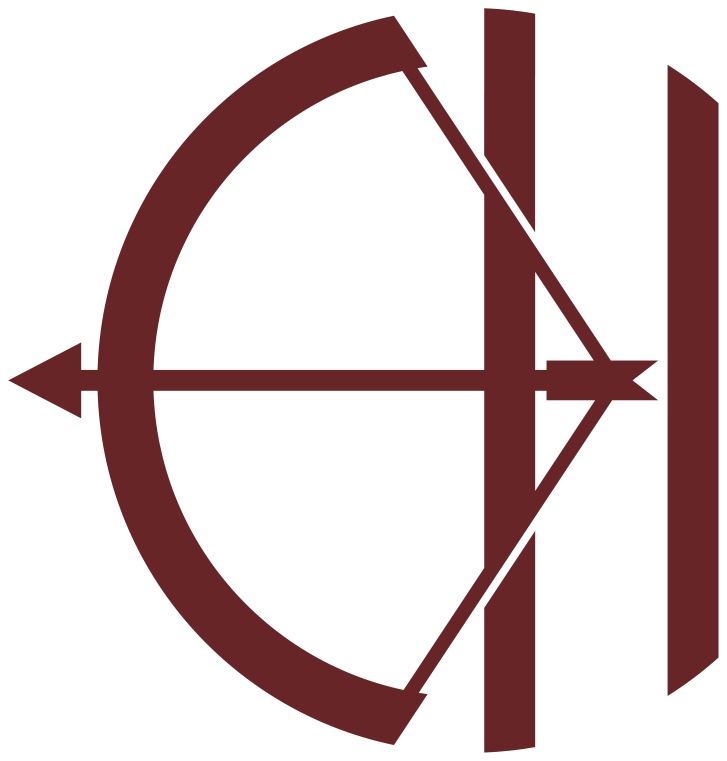 Offizielles rotes Logo der Band Childhood